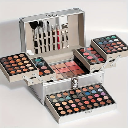 127pcs Multifunctional Makeup Gift Set with Mirror and Brush