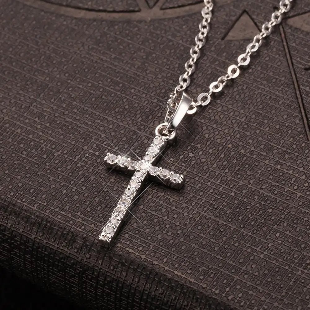 Crystal Cross Pendant