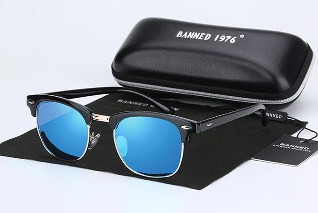 UV400 HD Polarised Sunglasses Classic Fashion Retro Brand Sun Glasses