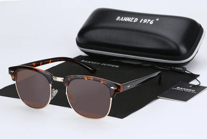 UV400 HD Polarised Sunglasses Classic Fashion Retro Brand Sun Glasses