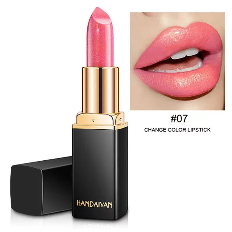 Handaiyan Lipstick Shimmer Sexy Pigments Long Lasting Waterproof Profissional