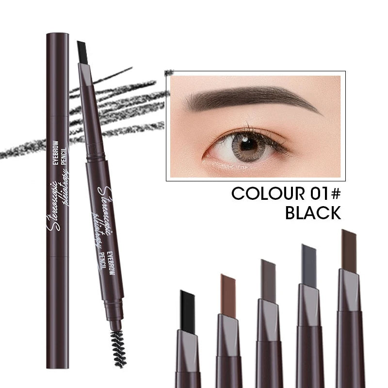 Eyebrow Pencil Waterproof Double-headed Eyebrow Tattoo Natural