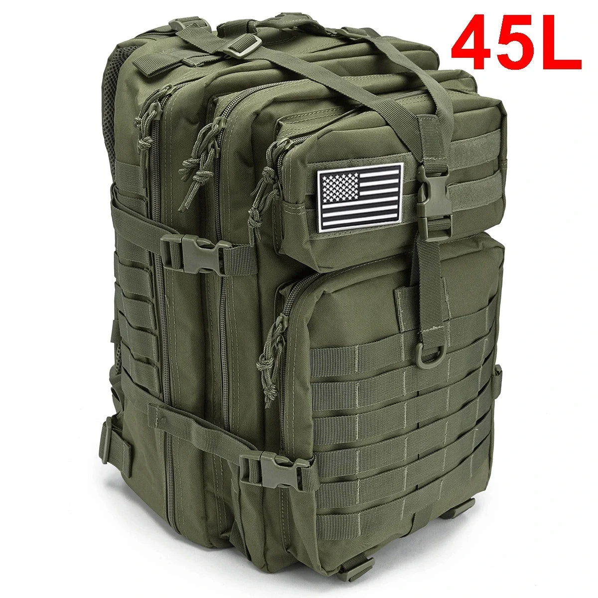 QT&QY 30/50L Tactical Backpacks, Traveling Bags Survival Outdoor 3P Assault Pack EDC Molle Pack hiking Trekking Hunting Bag