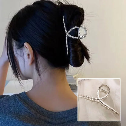 Metal Geometric Hair Claws Barrettes Elegant Hair Clips