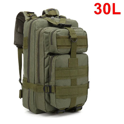 QT&QY 30/50L Tactical Backpacks, Traveling Bags Survival Outdoor 3P Assault Pack EDC Molle Pack hiking Trekking Hunting Bag