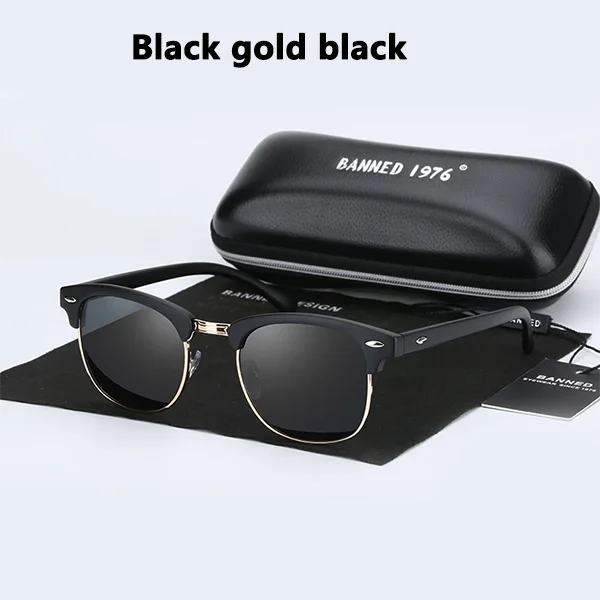 UV400 HD Polarised Sunglasses Classic Fashion Retro Brand Sun Glasses