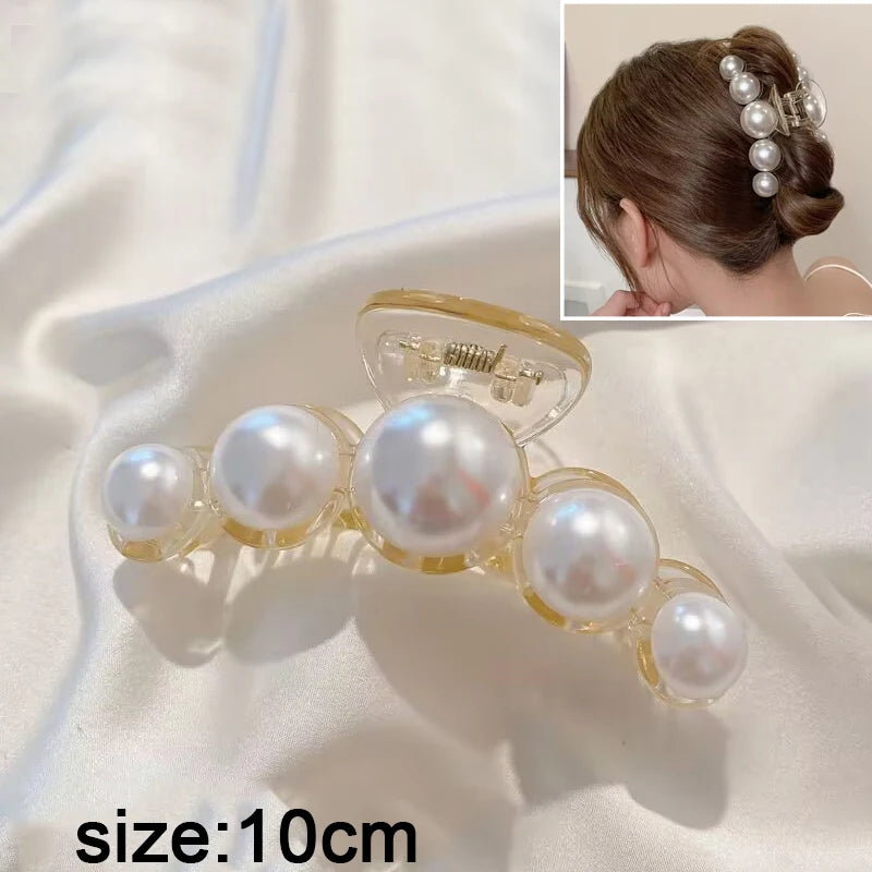 Metal Geometric Hair Claws Barrettes Elegant Hair Clips