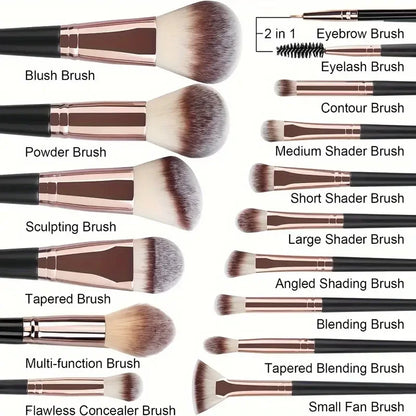 3/20PCS Professional Makeup Brushes Set