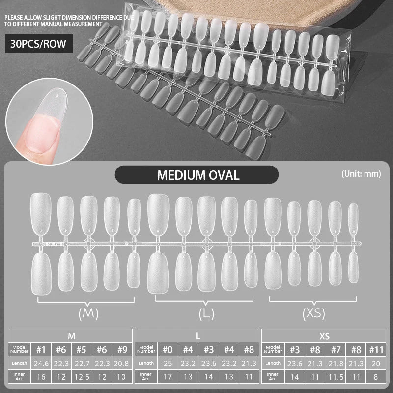 24Pcs/Set French Press on Fake Nails Full Cover Artificial Wearable