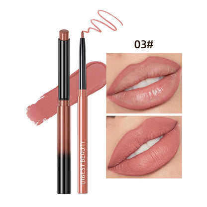 Matte Nude Lipstick Pen Long Lasting Lipliner Pencil Waterproof