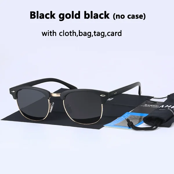 UV400 HD Polarised Sunglasses Classic Fashion Retro Brand Sun Glasses