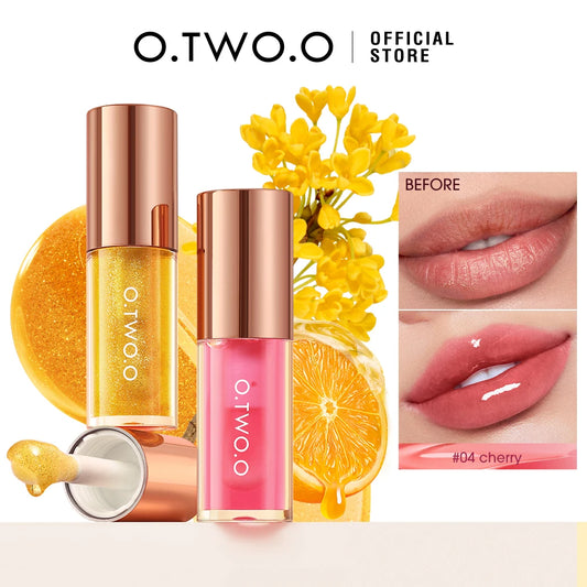 O.TWO.O Lip Oil Gloss Lip Plumper Moisturising NonSticky Sexy Water Gloss