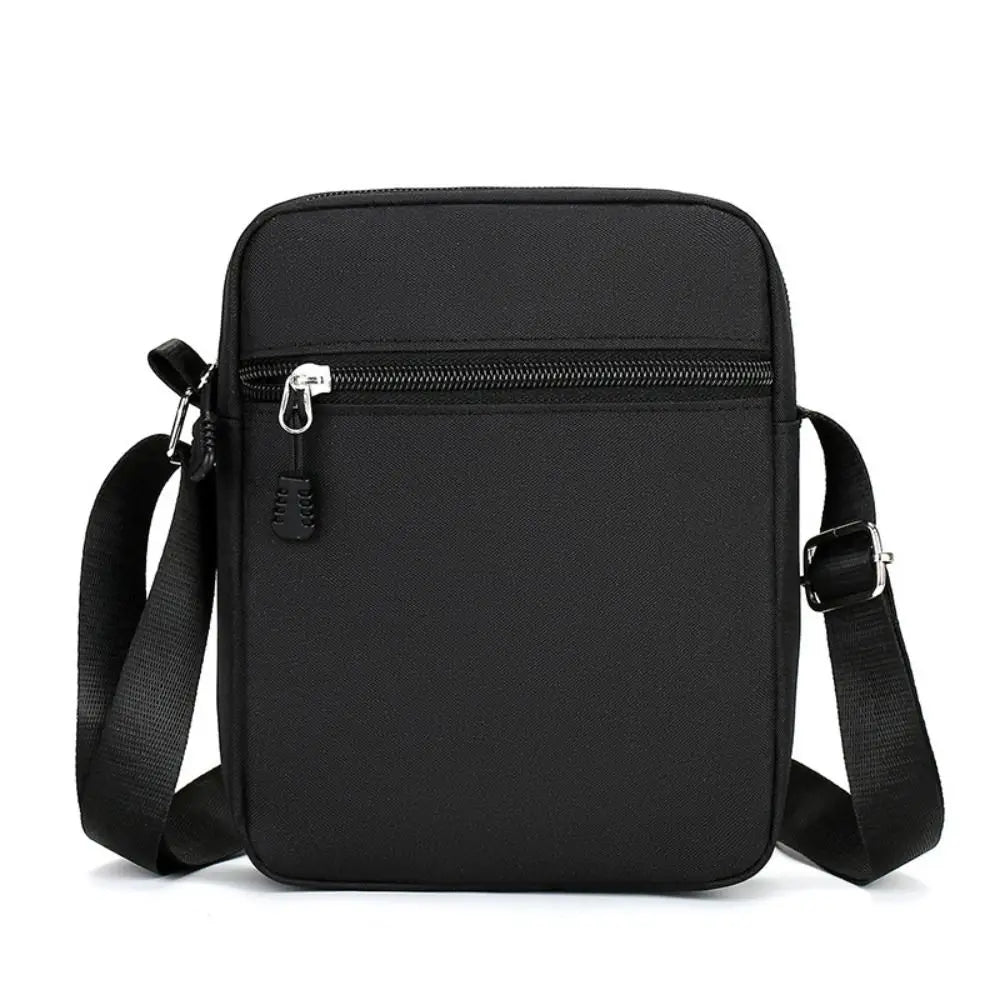 Oxford Shoulder Bag Durable Mini Black Waist Pack