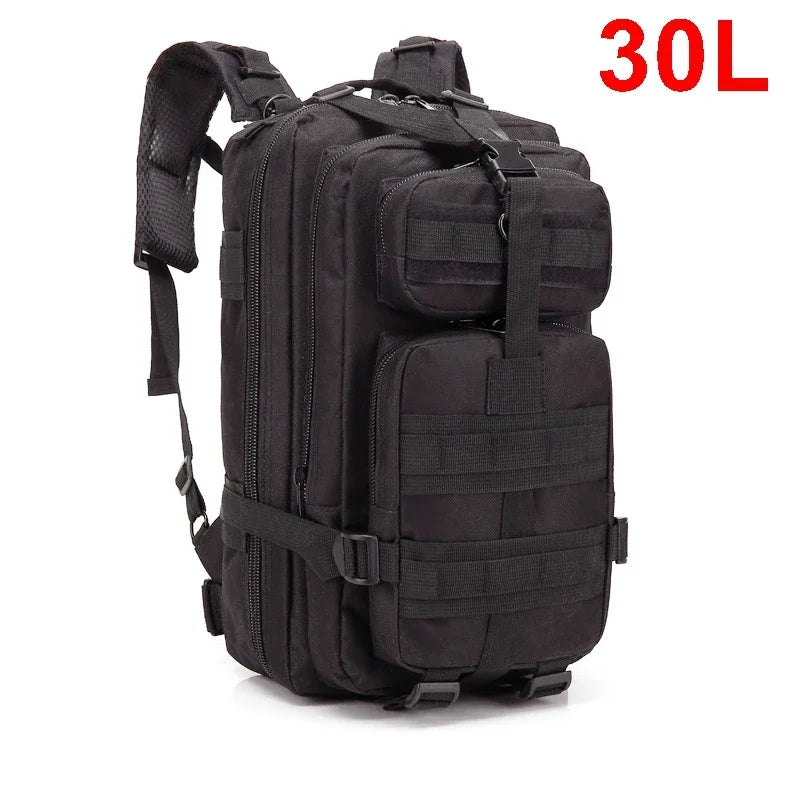 QT&QY 30/50L Tactical Backpacks, Traveling Bags Survival Outdoor 3P Assault Pack EDC Molle Pack hiking Trekking Hunting Bag