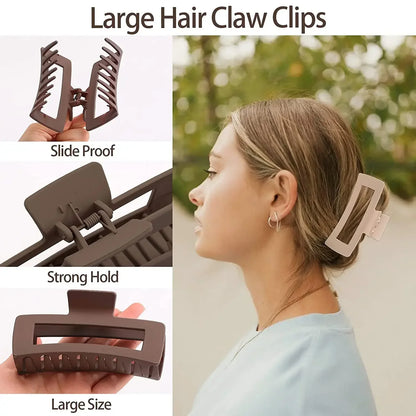 Large Claw Clips  Non-slip Crab Hairpins