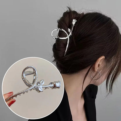 Metal Geometric Hair Claws Barrettes Elegant Hair Clips