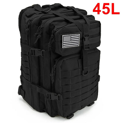 QT&QY 30/50L Tactical Backpacks, Traveling Bags Survival Outdoor 3P Assault Pack EDC Molle Pack hiking Trekking Hunting Bag