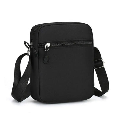 Oxford Shoulder Bag Durable Mini Black Waist Pack