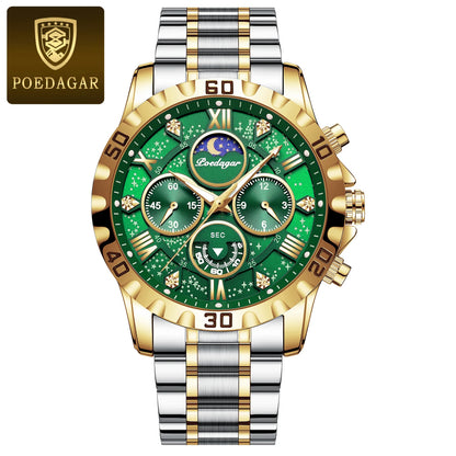 POEDAGAR Luxury Quartz Sports Men Watch