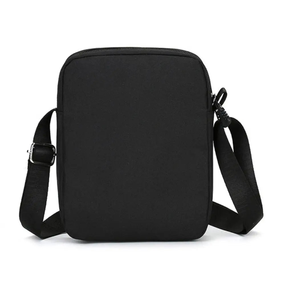 Oxford Shoulder Bag Durable Mini Black Waist Pack