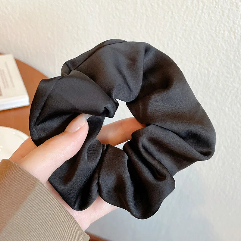 French Style Silk Scrunchie high sense Hair Bands